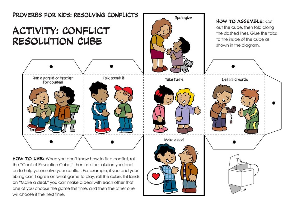 conflict resolution model for kids