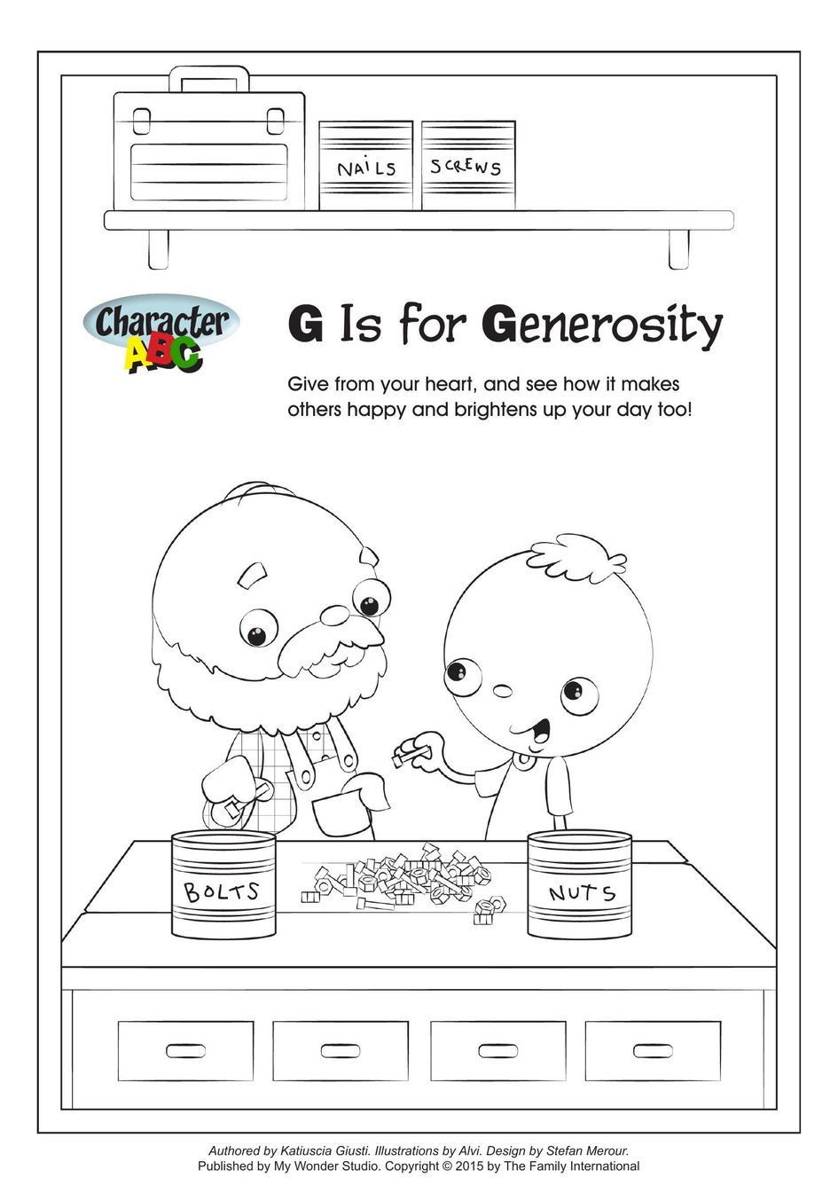 abcs of christianity coloring pages