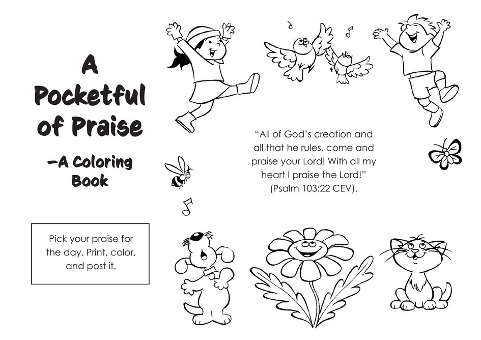 coloring pages praise