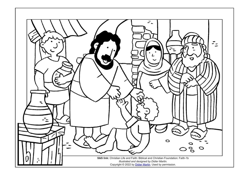 2022 Coloring Pages Of Jesus