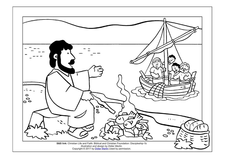 jesus first miracle at cana coloring pages