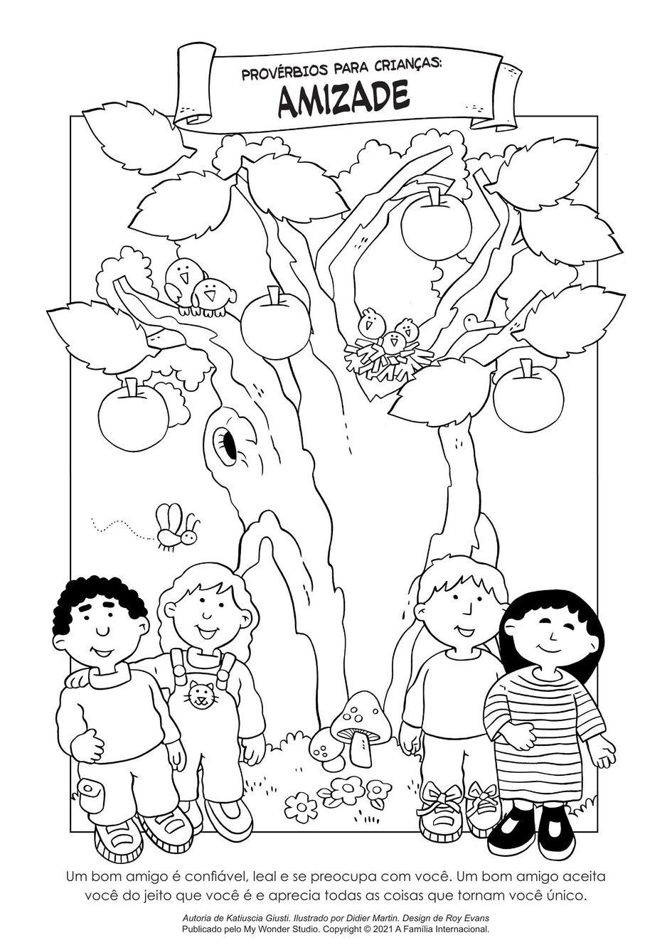 Desenho De Amizade Para Colorir Desenho De Saúde Amigos Para Colorir