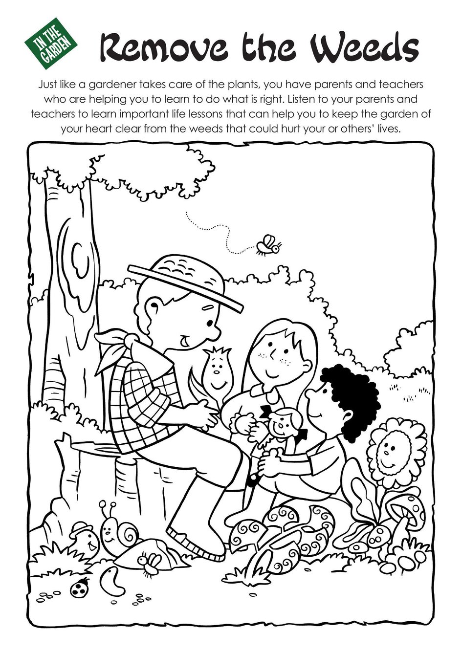 childrens coloring pages caring for others