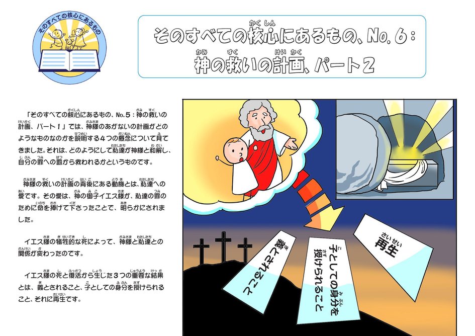 そのすべての核心にあるもの No 6 神の救いの計画 パート2 マイ ワンダー スタジオ