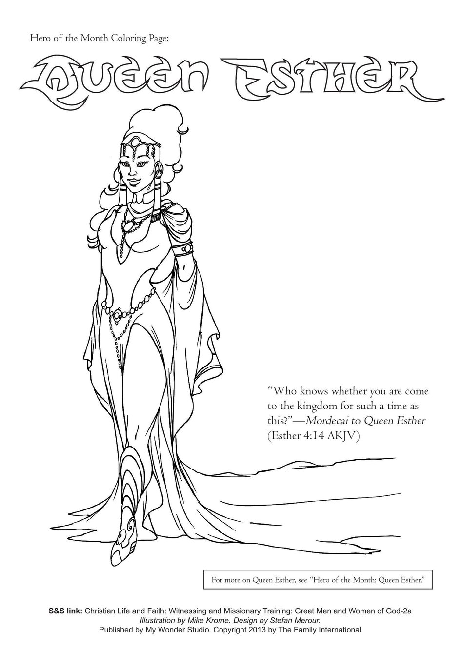 44  Coloring Pages Queen Esther  Free