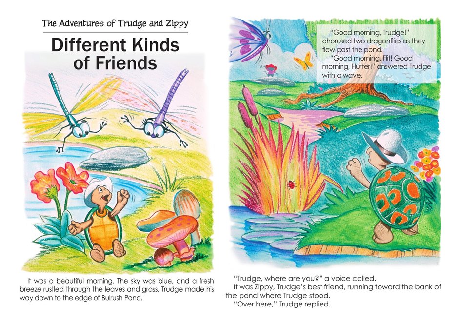 The Adventures of Trudge and Zippy: Different Kinds of Friends | My Wonder  Studio