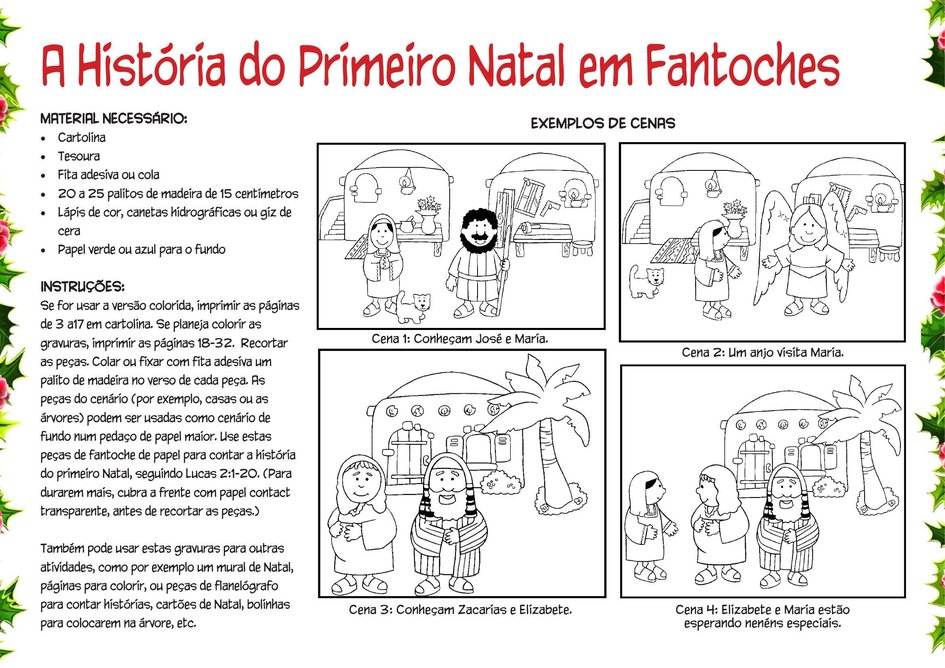 Histórias Para Colorir com Fantoche